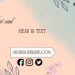 what oml mean in text