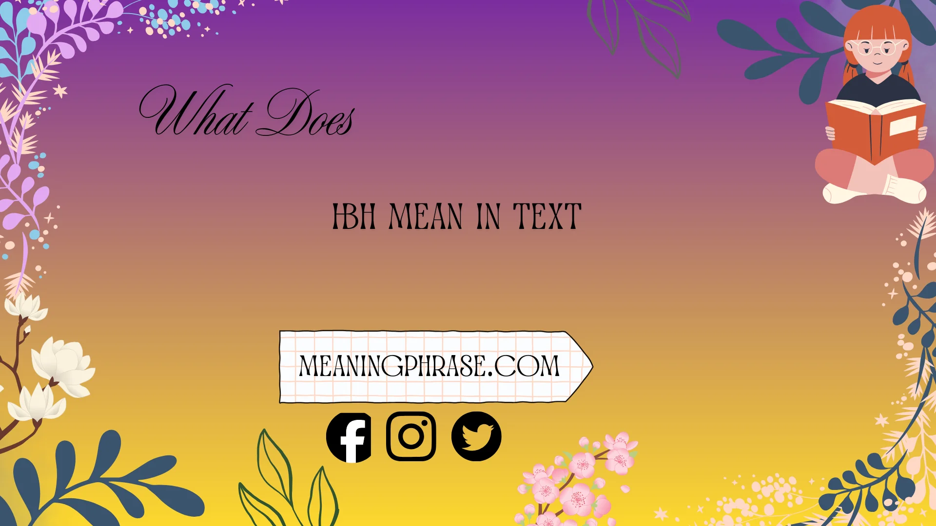 what does hbh mean in text