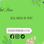 what does agl mean in text