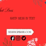 what does smtp mean in text