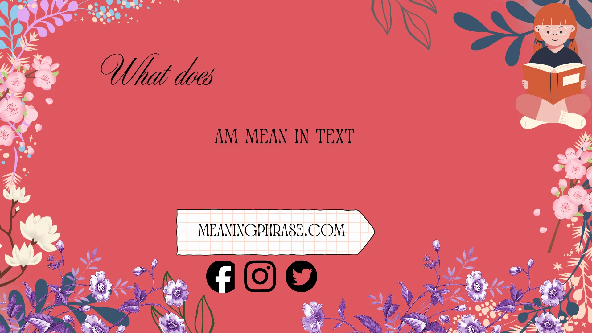 what does am mean in text