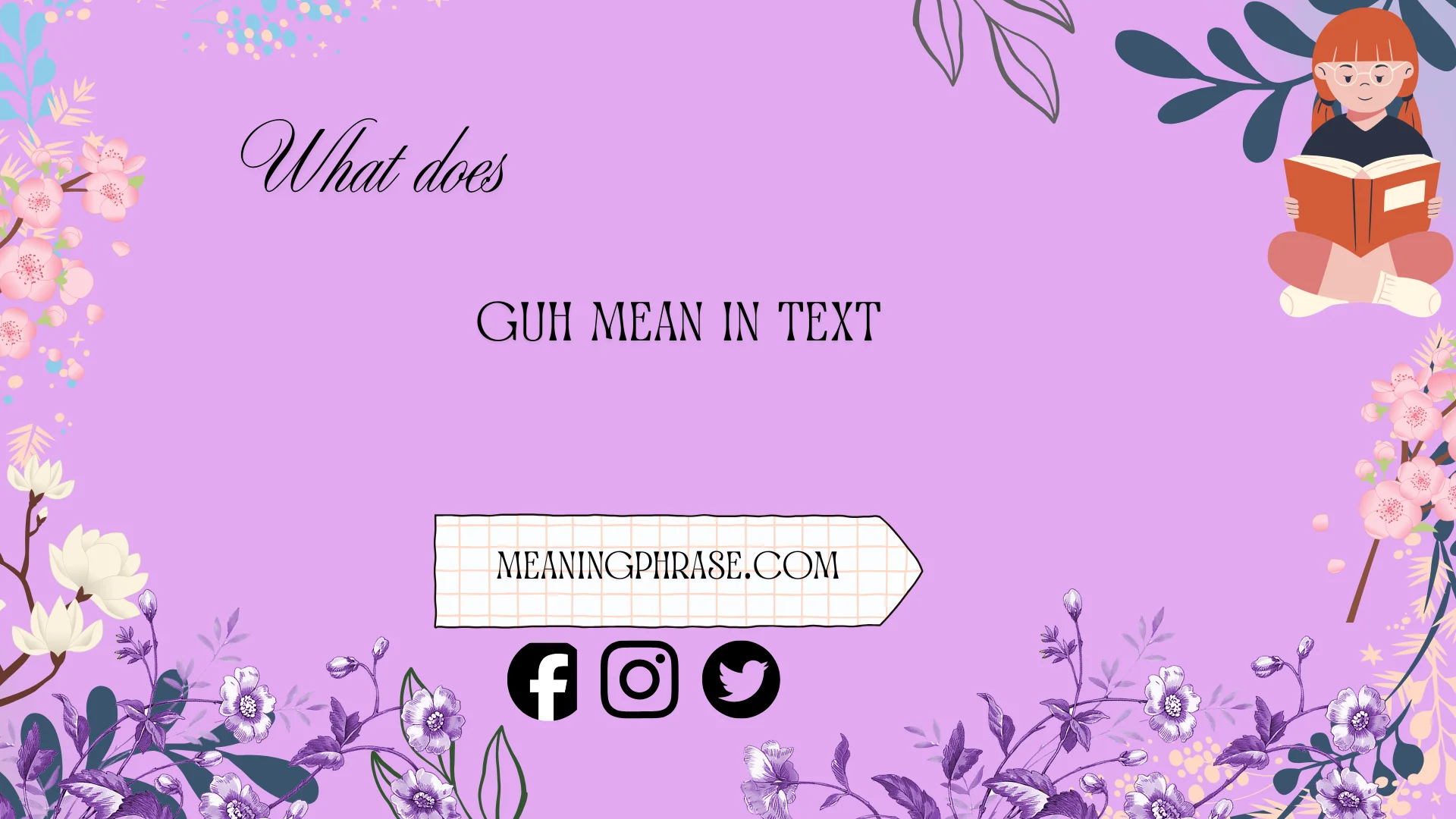 what does guh mean in text