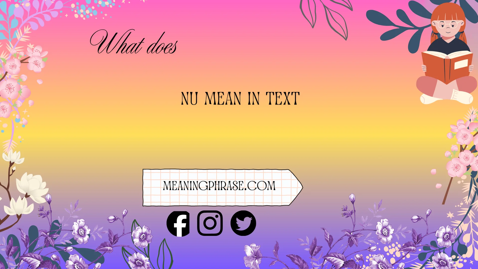 what does nu mean in text