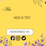 mbn mean in text