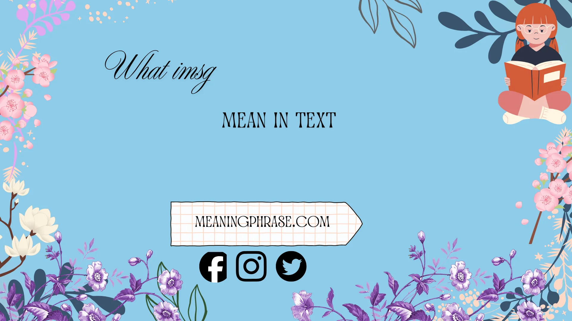 what imsg mean in text