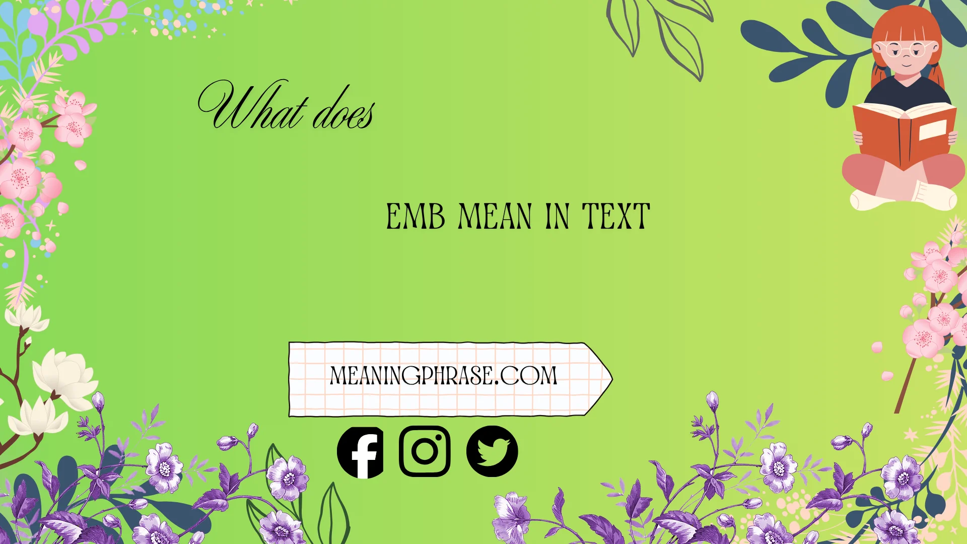 what does emb mean in text
