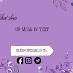 what does hp mean in text