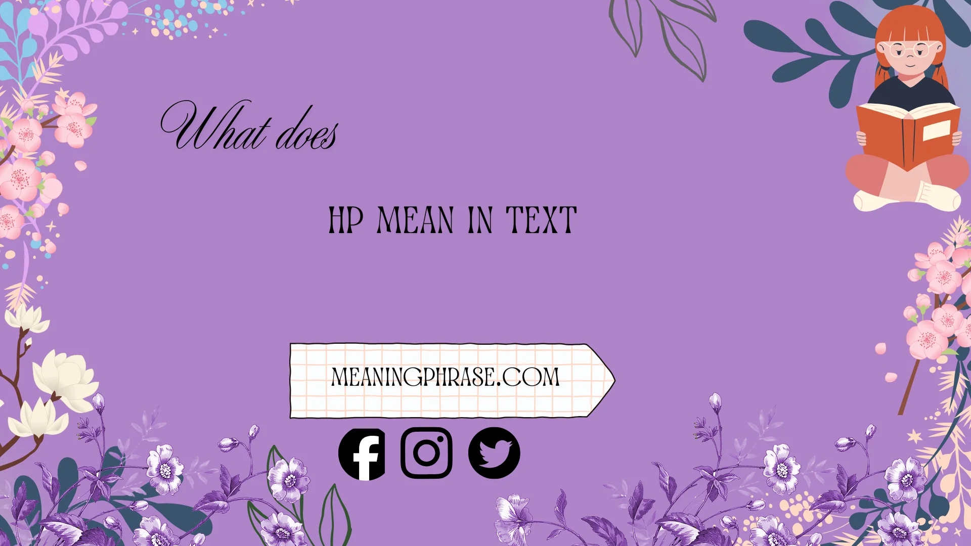 what does hp mean in text