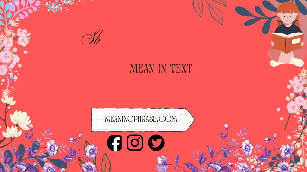 what does sb mean