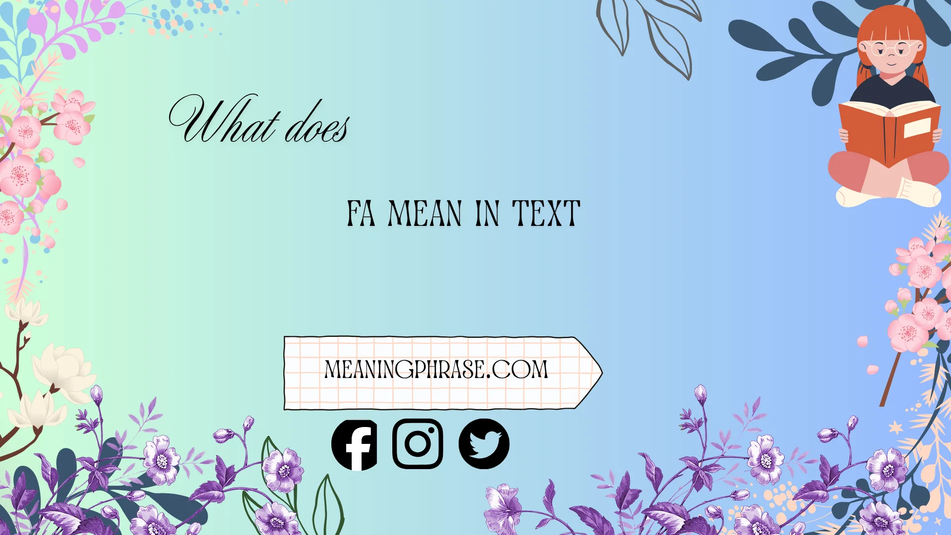 what does ffa mean in text