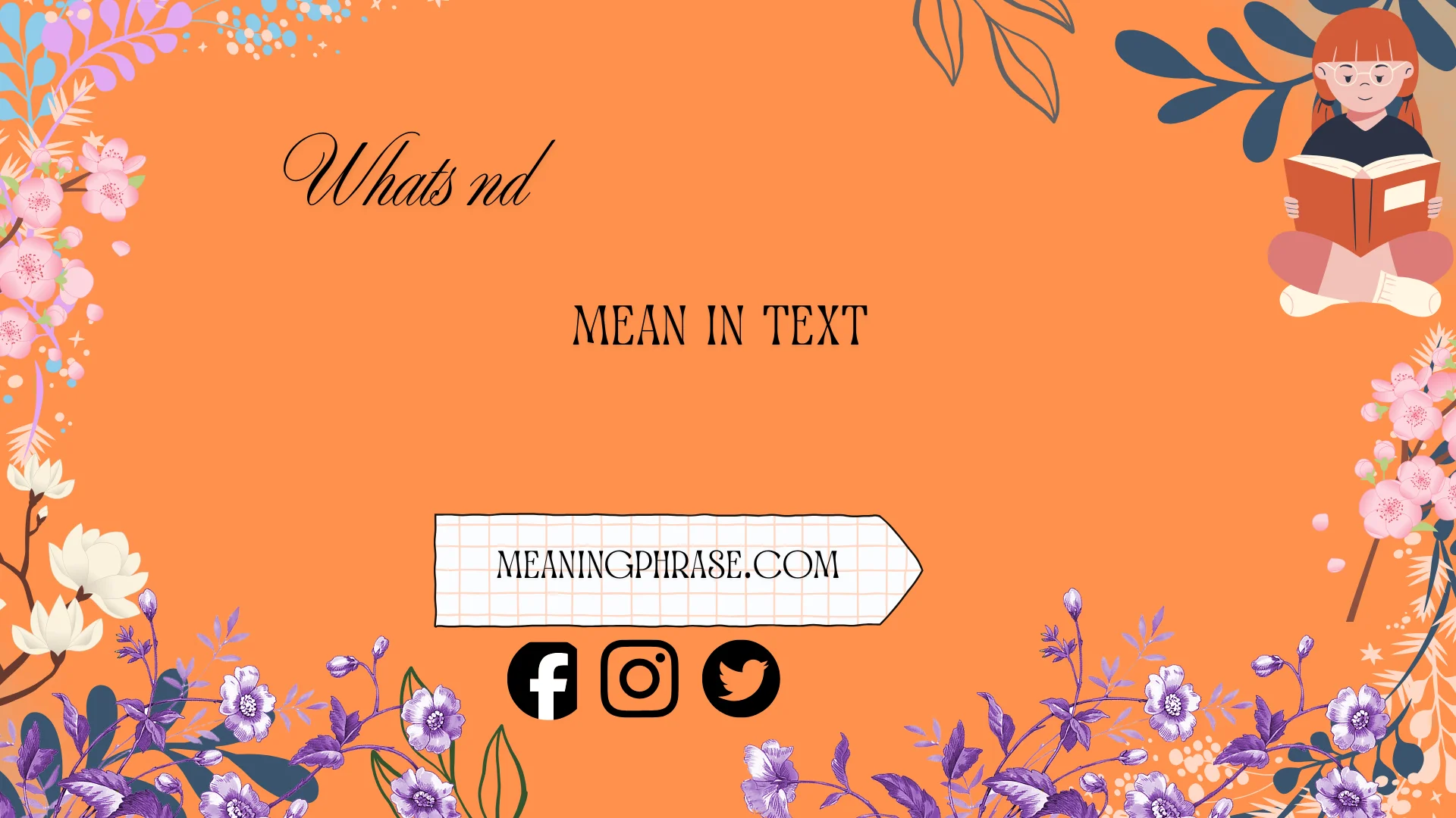 what does nd mean in text