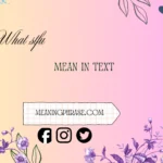 what STFU mean in text