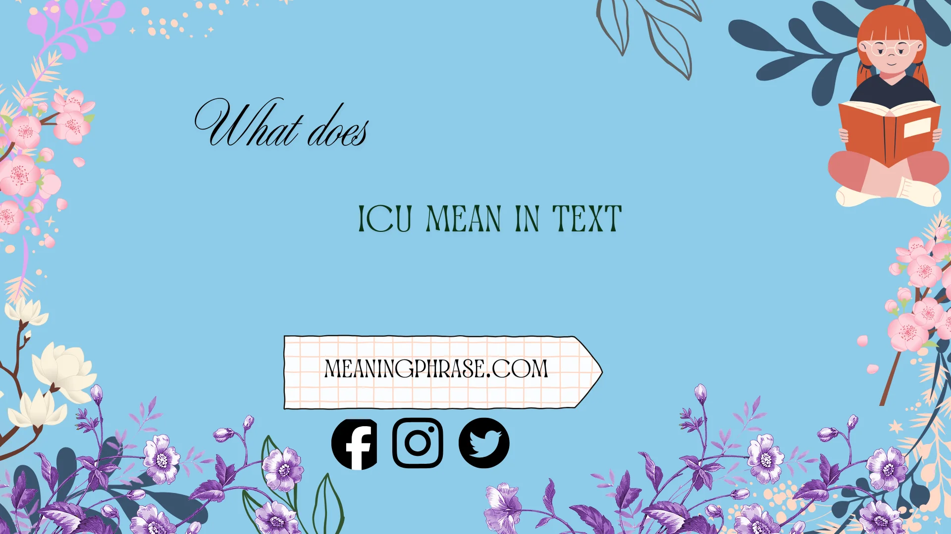what does ICU mean in text