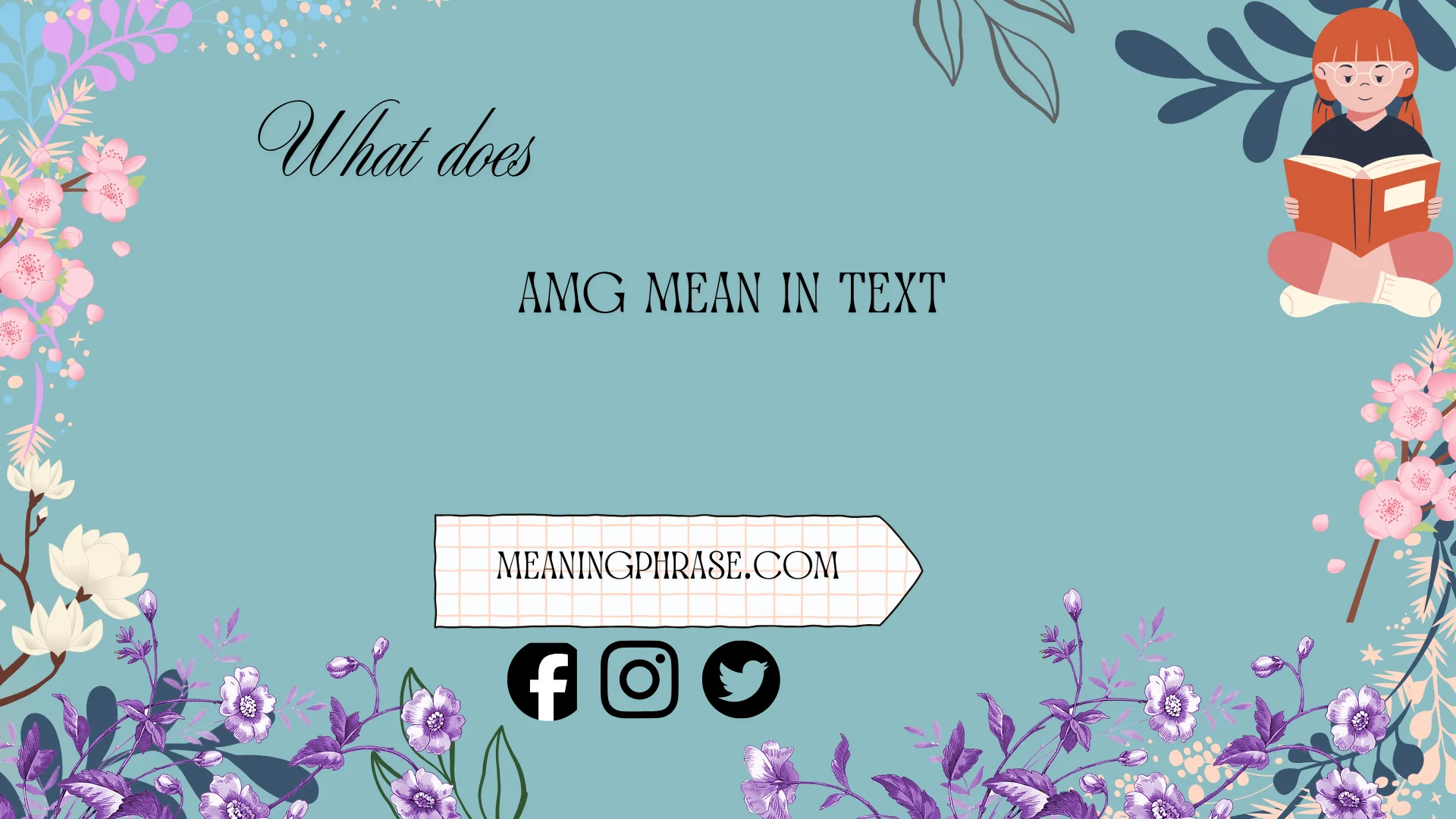what does amg mean in text