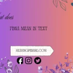 what does finna mean in text