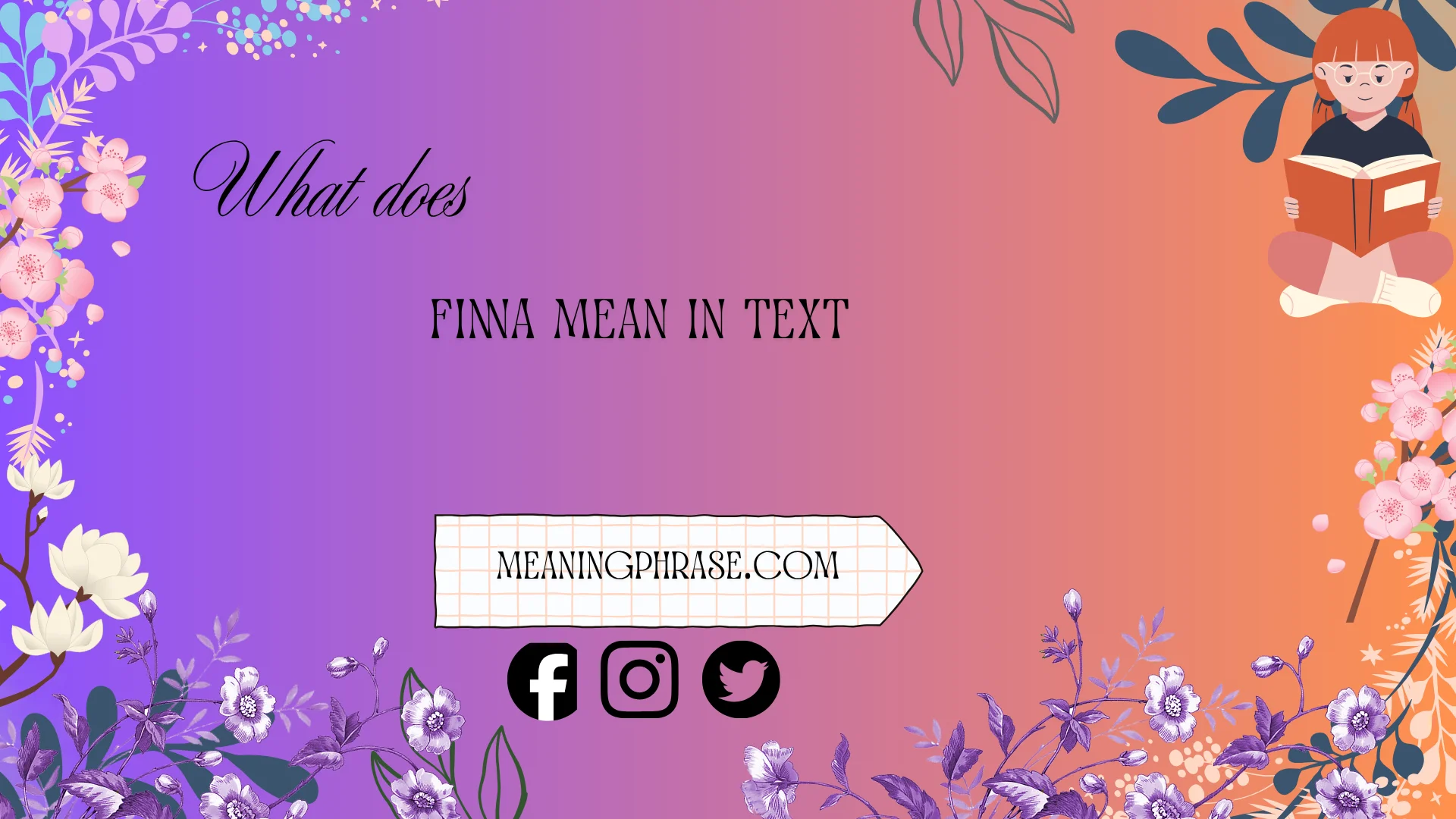 what does finna mean in text
