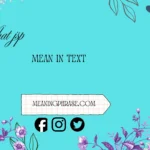 what jsp mean in text