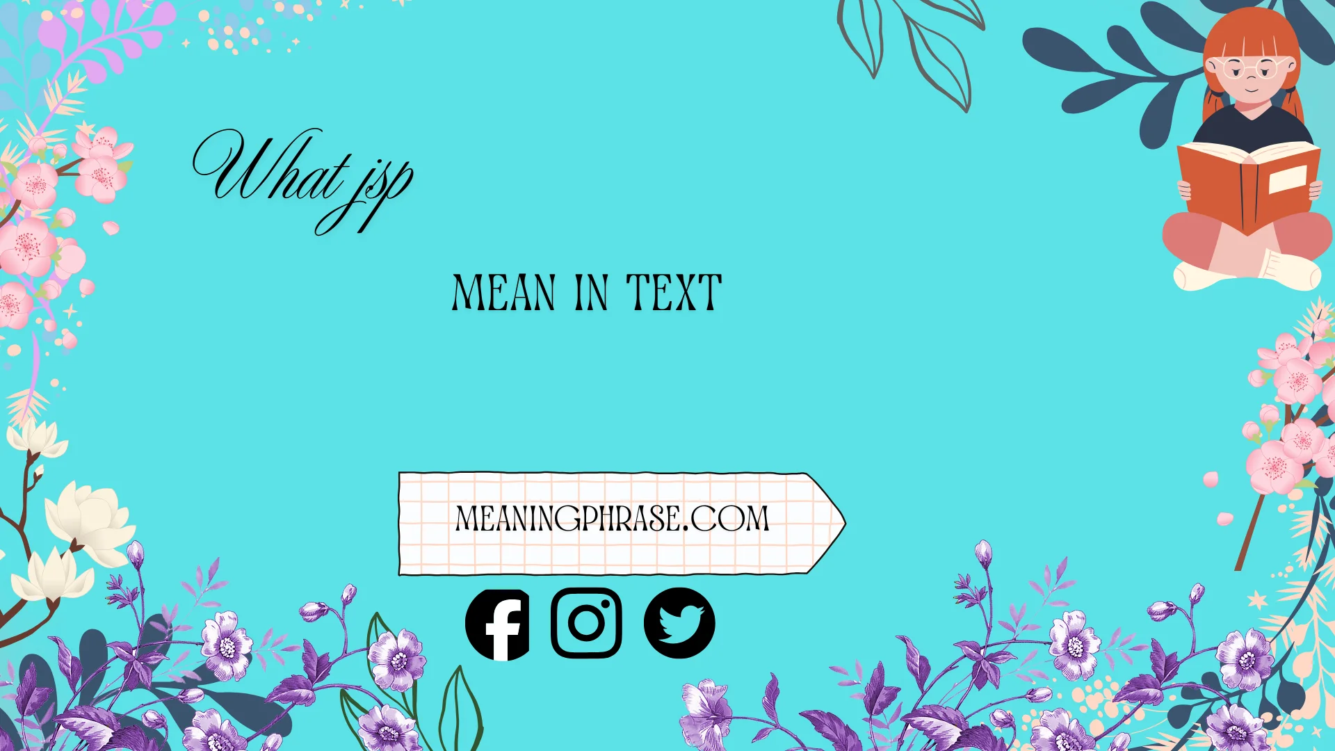 what jsp mean in text