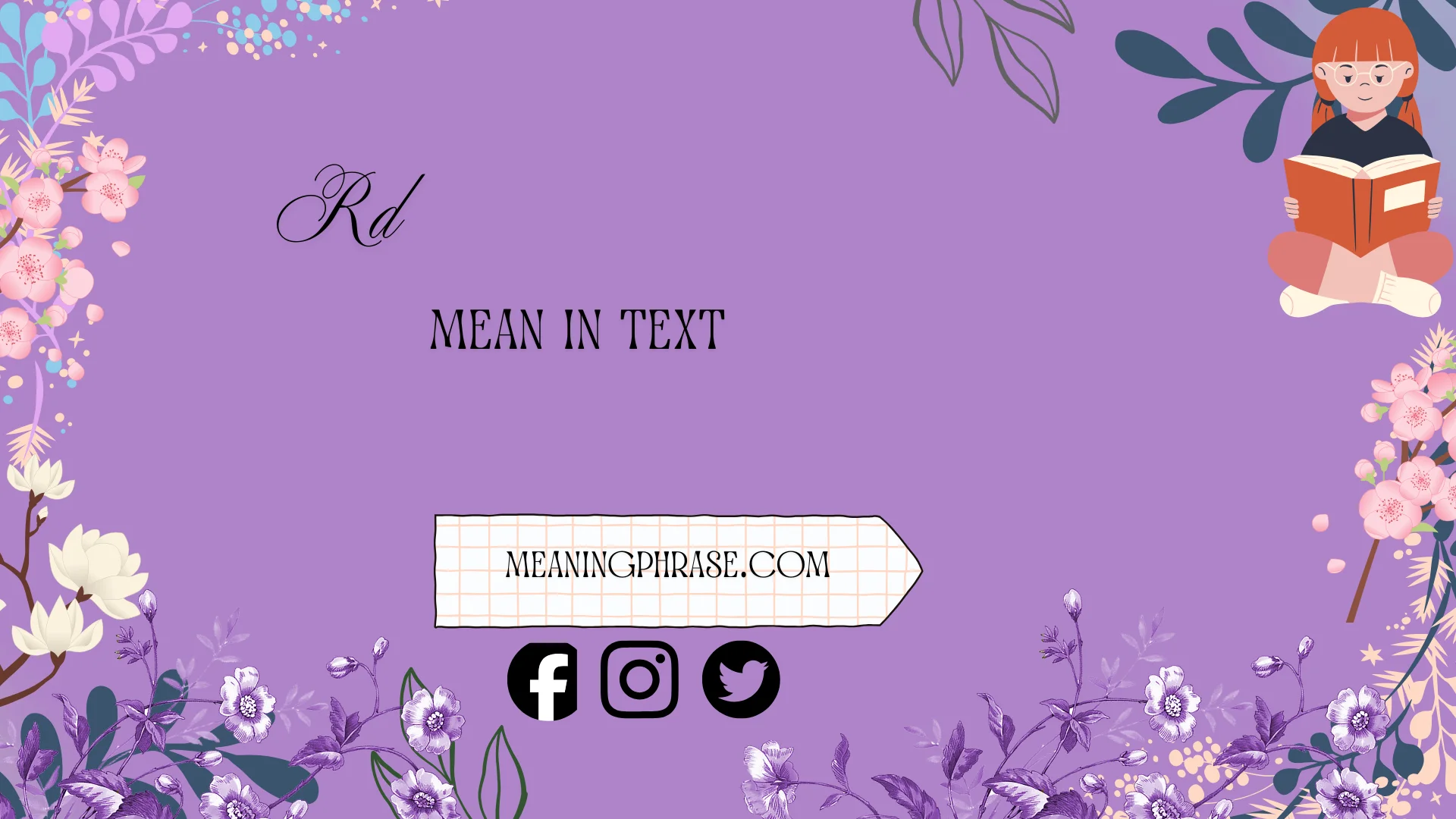 rd mean in text