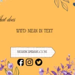 what does wyfd mean in text