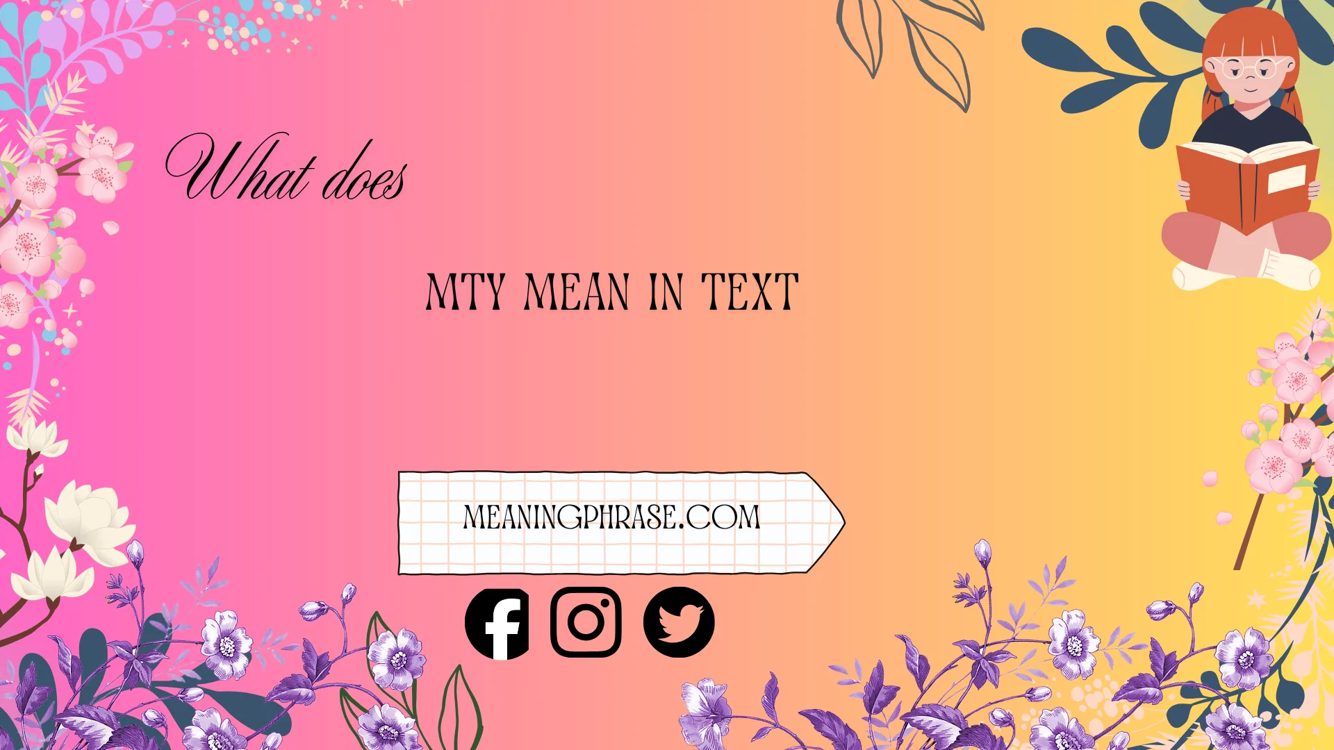 what does mty mean in text