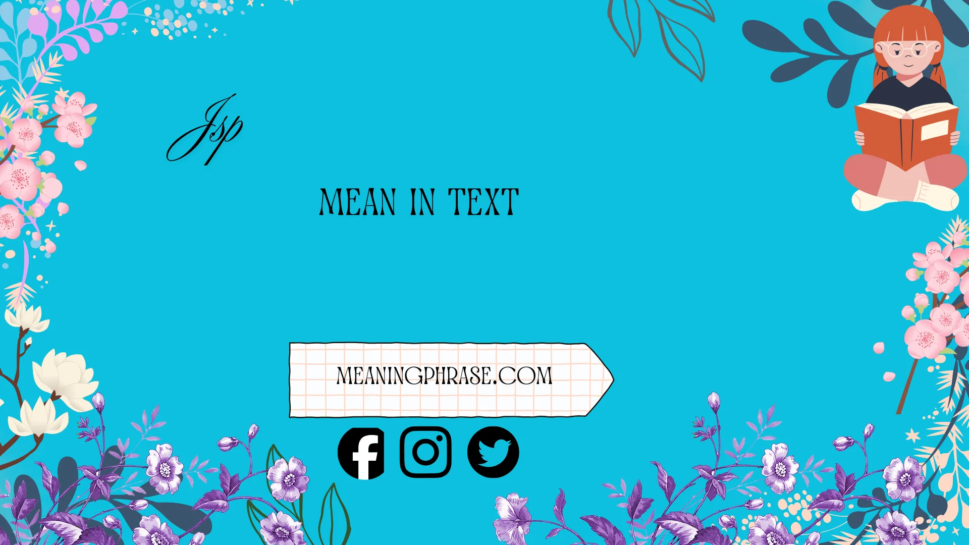 what does jsp mean in text