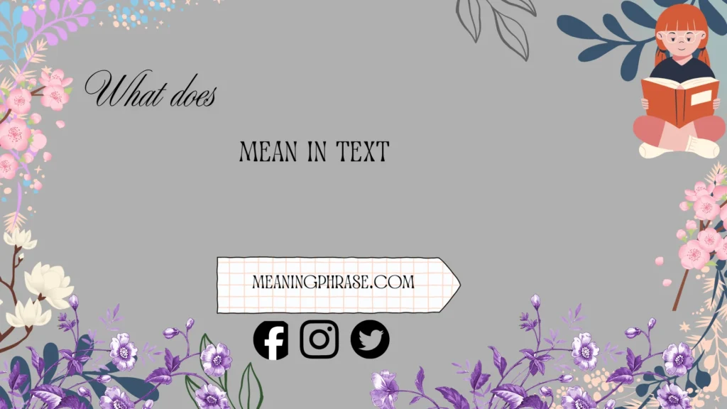 what does > mean in text