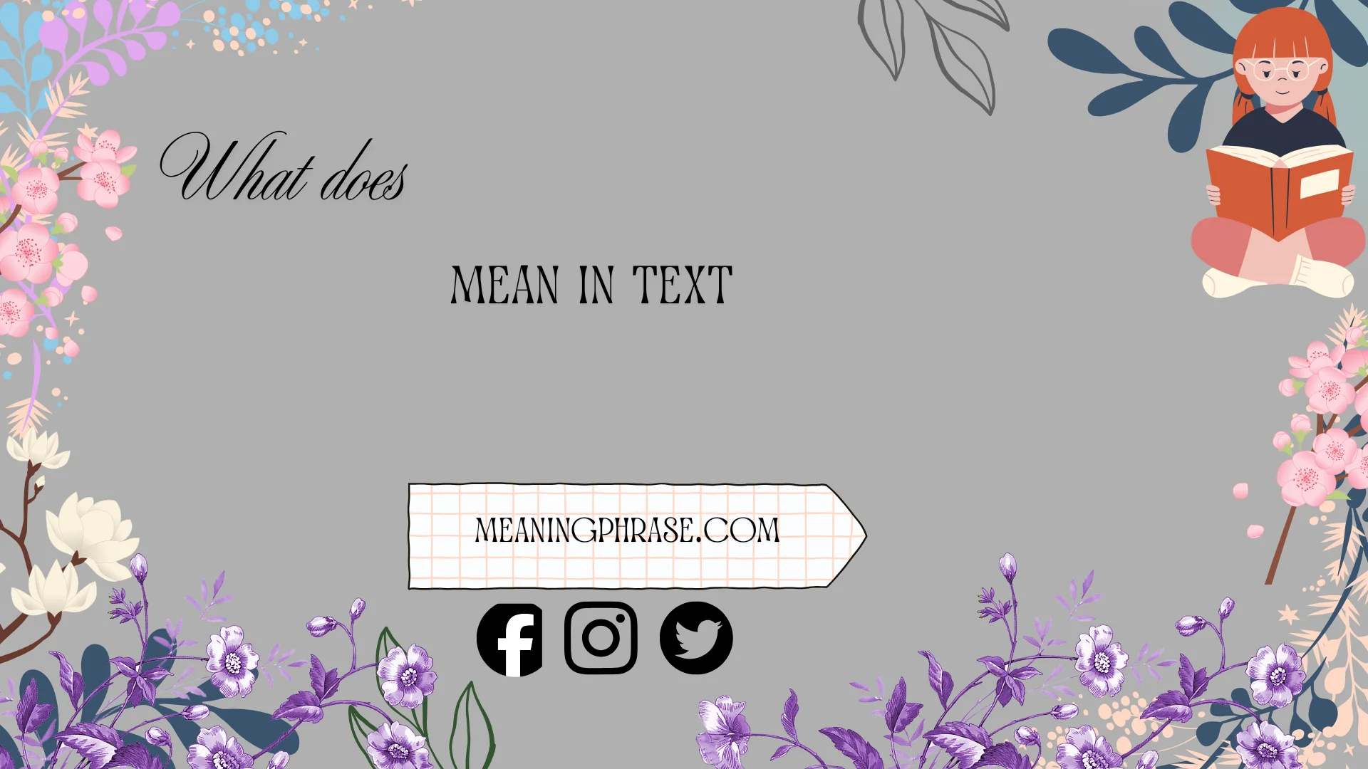 what does > mean in text
