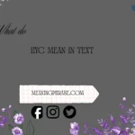 what do hyc mean in text