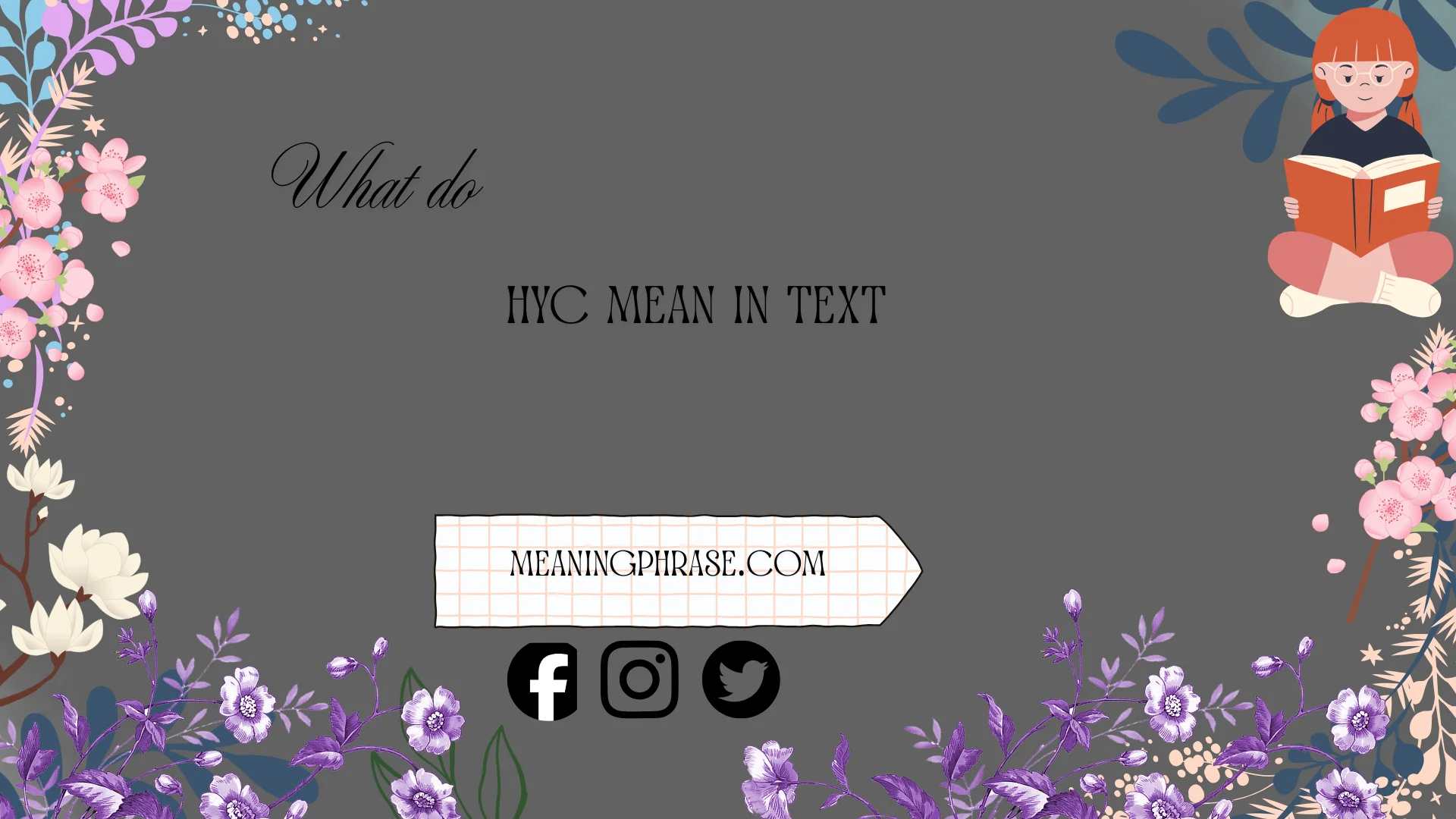 what do hyc mean in text