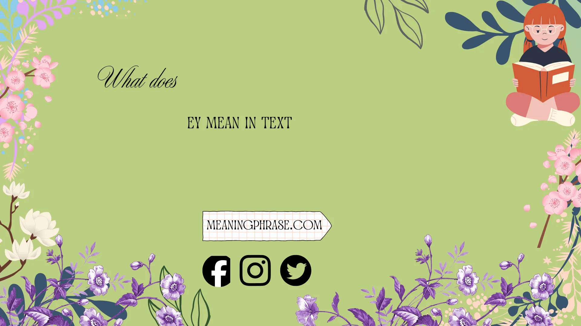 what does ey mean in text