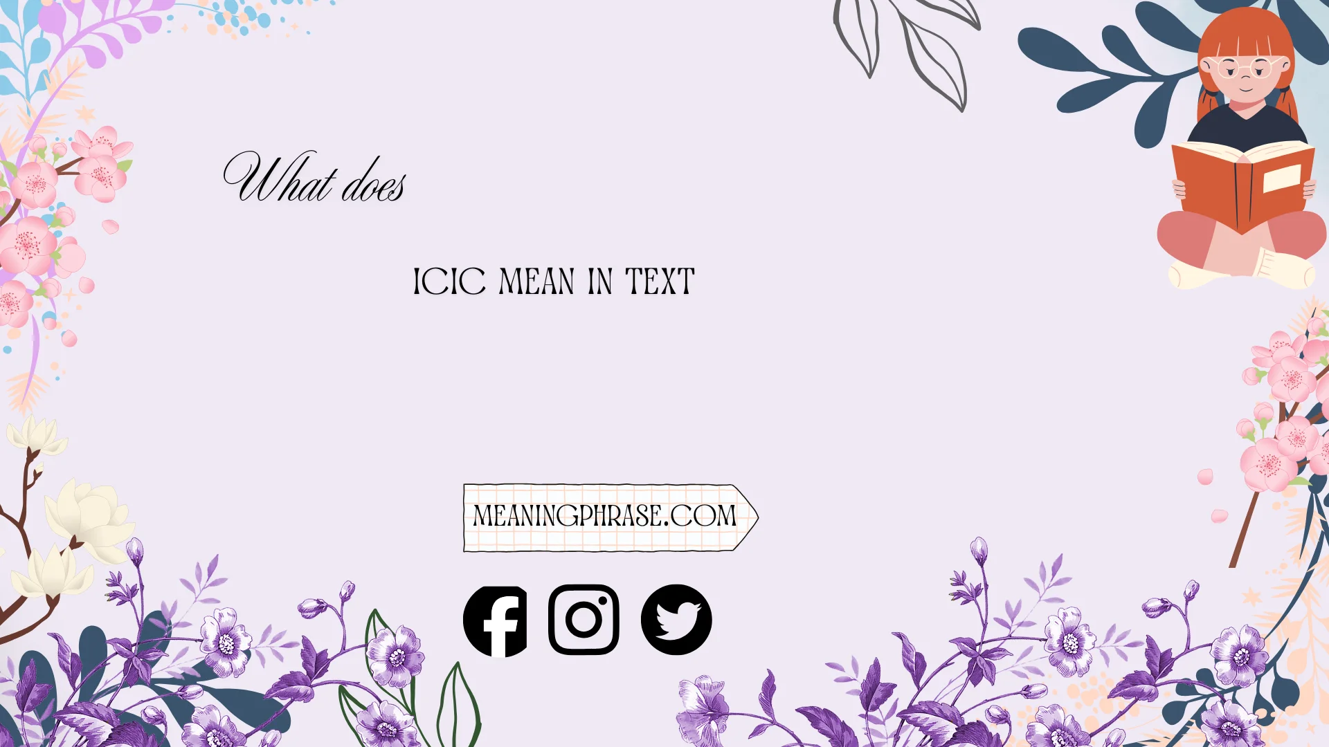 what does icic mean in text
