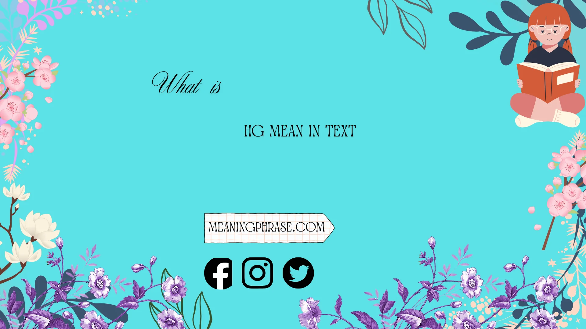 what does hg mean in text