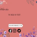 what does tn mean in text