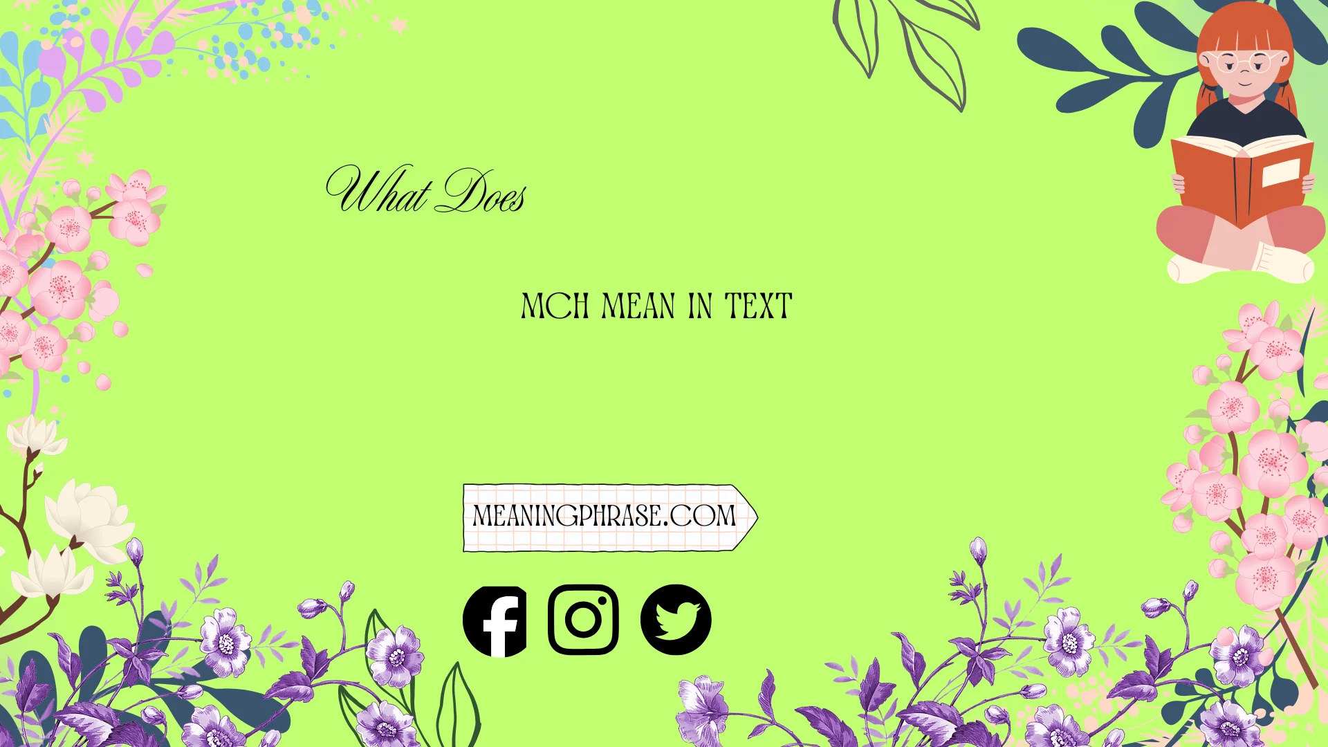 what does mch mean in text