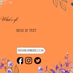 what's ofc mean in text