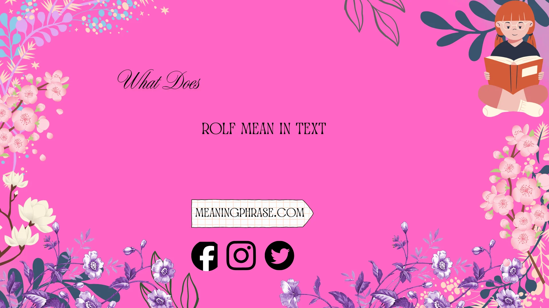 what does rolf mean in text