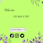 what does ote mean in text