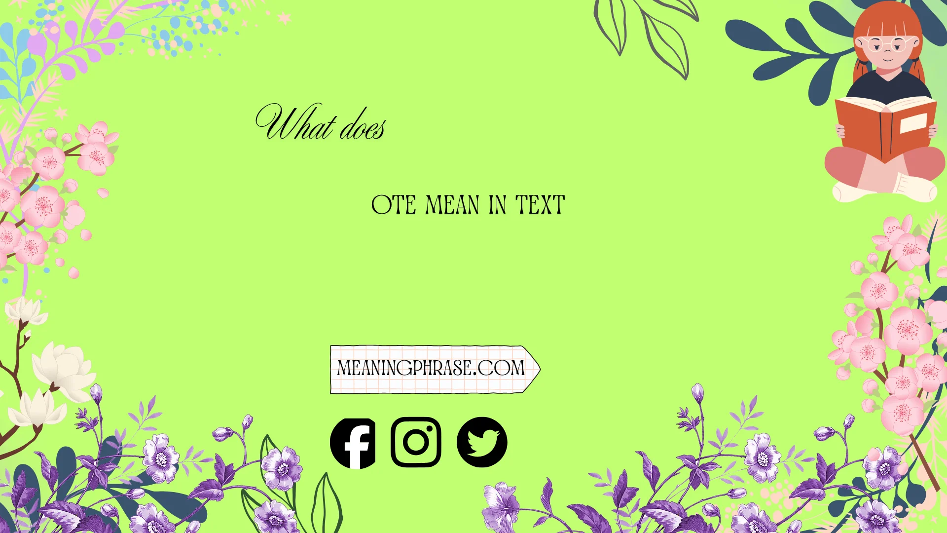 what does ote mean in text