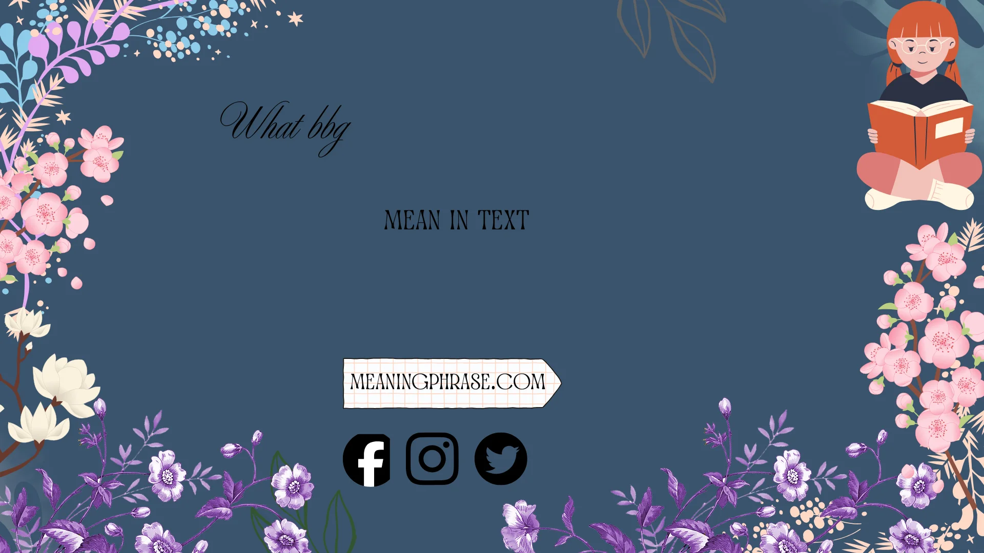 what bbg mean in text