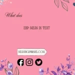 what does ehp mean in text