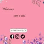 whats amos mean in text