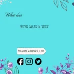 what does wtfk mean in text