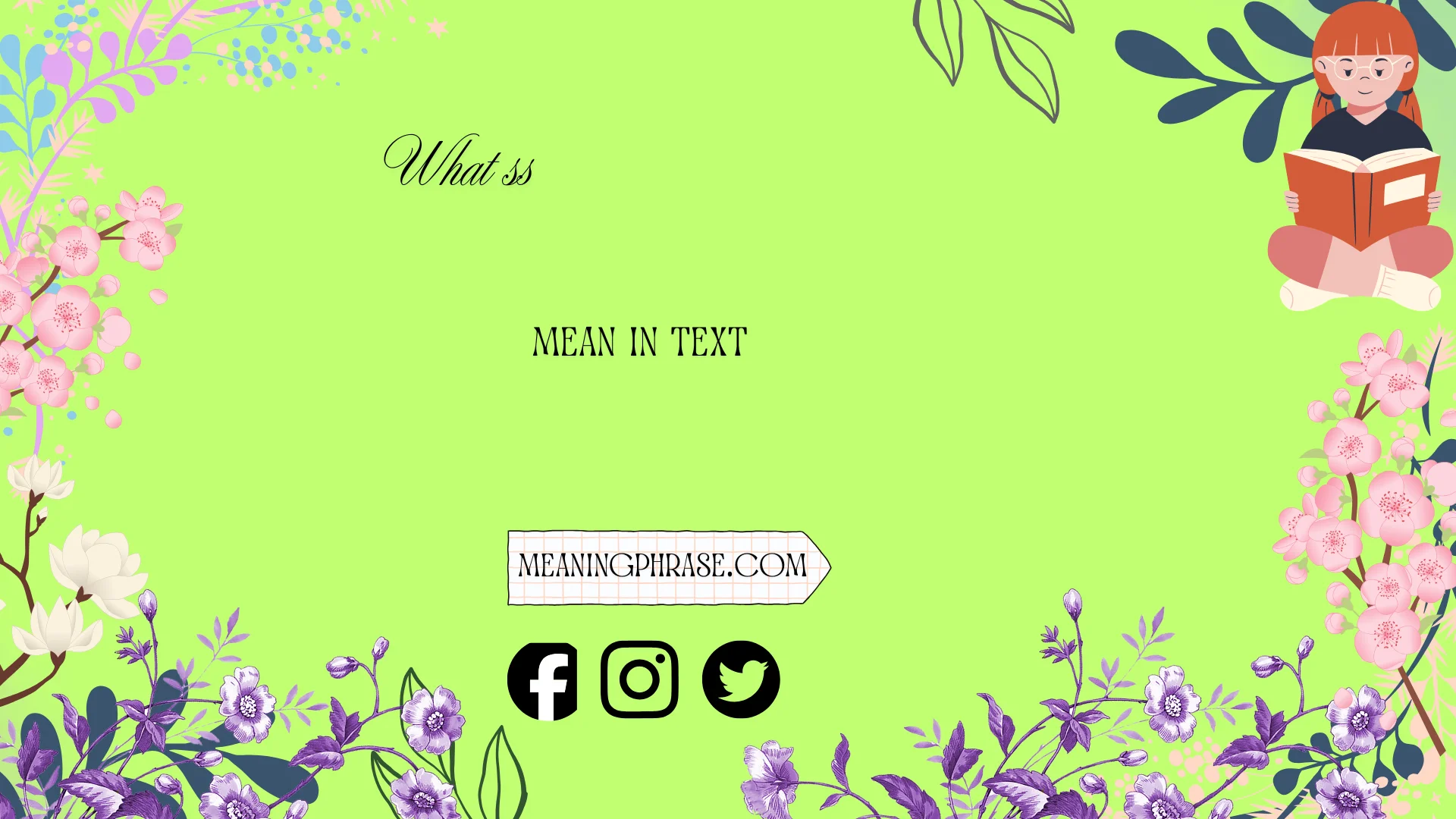 what ss mean in text