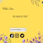 what does ylu mean in text