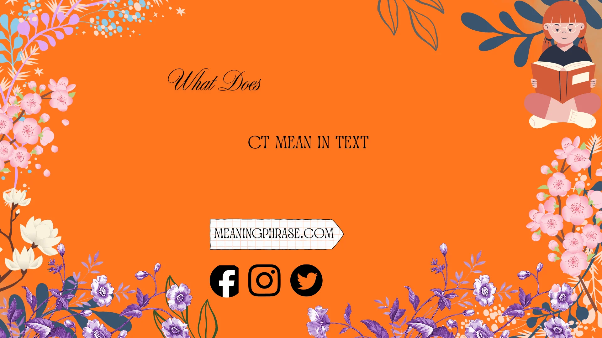 what does ct mean in text