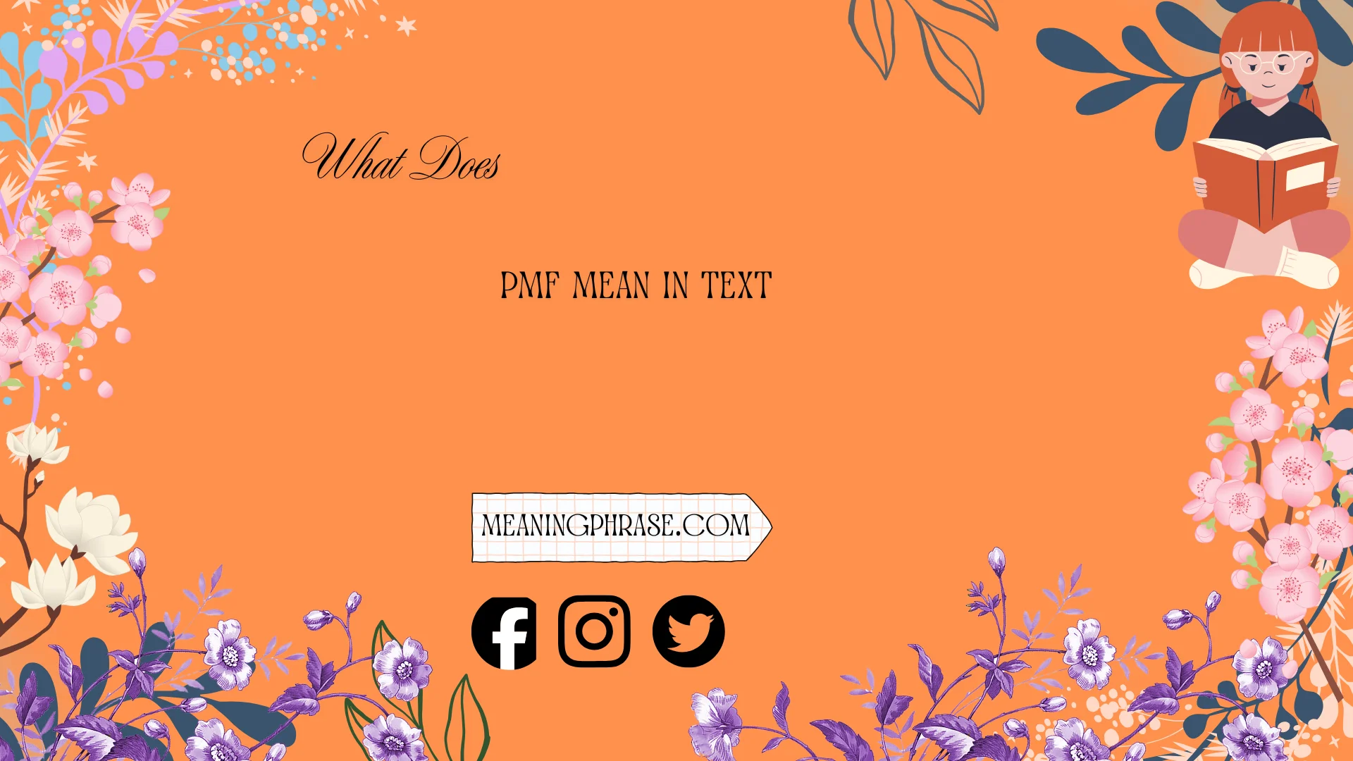 what does pmf mean in text